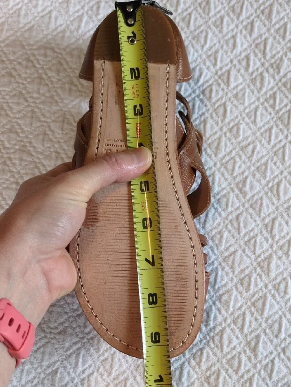 BED|STU Cara Brown Leather Strappy Gladiator Sandals Size 7.5 - Picture 8 of 12